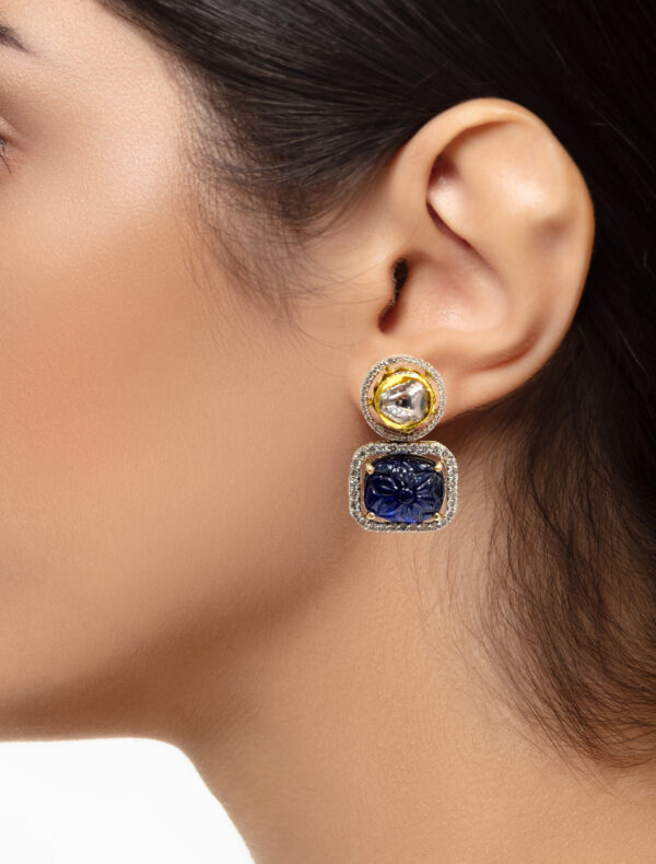 Eva Diamond Earrings - Image 2