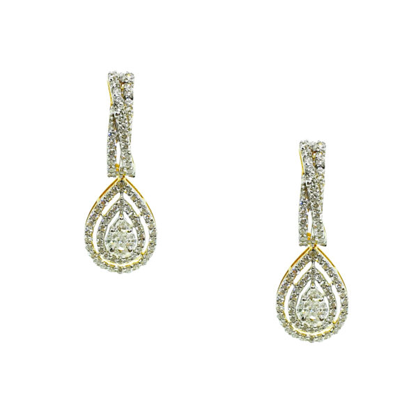 Divya Diamond Earrings - Image 2