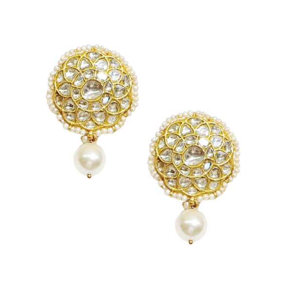 Uma Polki Earrings - Image 2