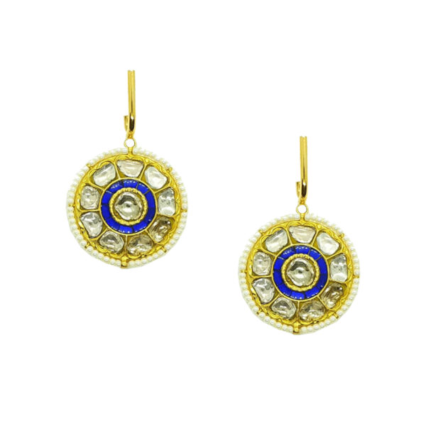 Aria Polki Earrings - Image 2