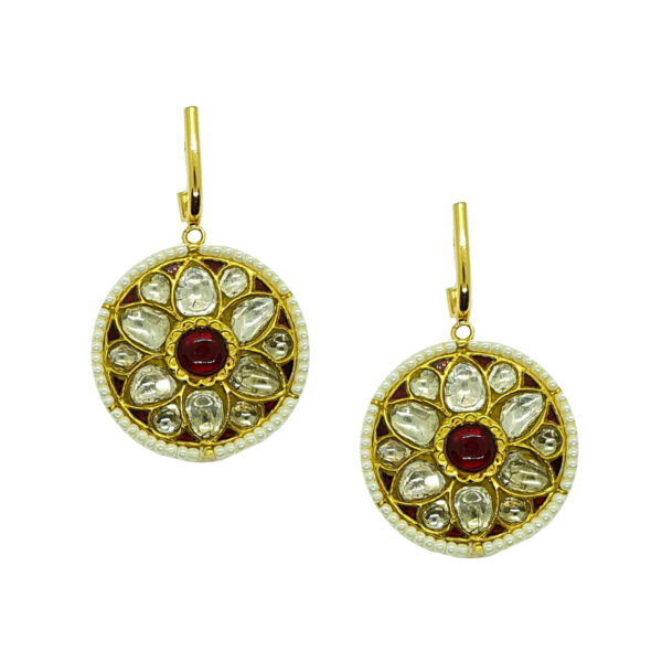Jivika Polki Earrings - Image 2