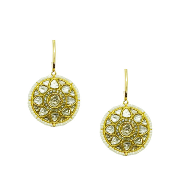 Lavanya Polki Earrings - Image 2