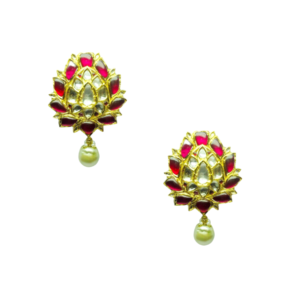 Satya Polki Earrings - Image 2